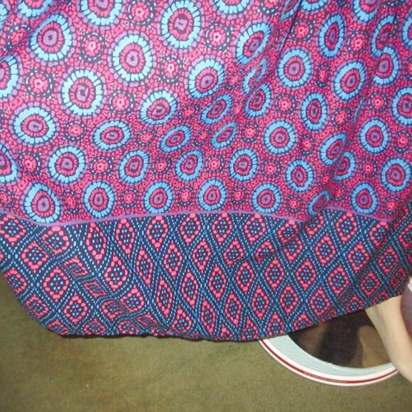 Only Necessities Maxi Dress Size 3X Pockets Artsy Patio Mumu Caftan Casual Boho - Picture 5 of 10